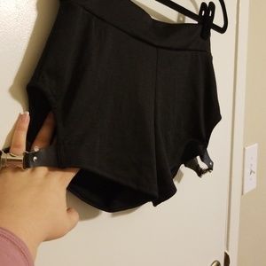 (OBO) Blackheart- buckle shorts nwt